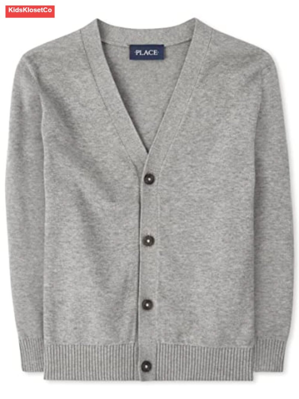 Kids Boy's 100% Cotton Uniform Cardigan Button Front Long Sleeve